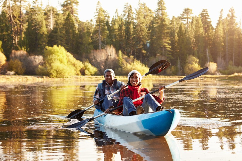 Canoeing at Coy Lake