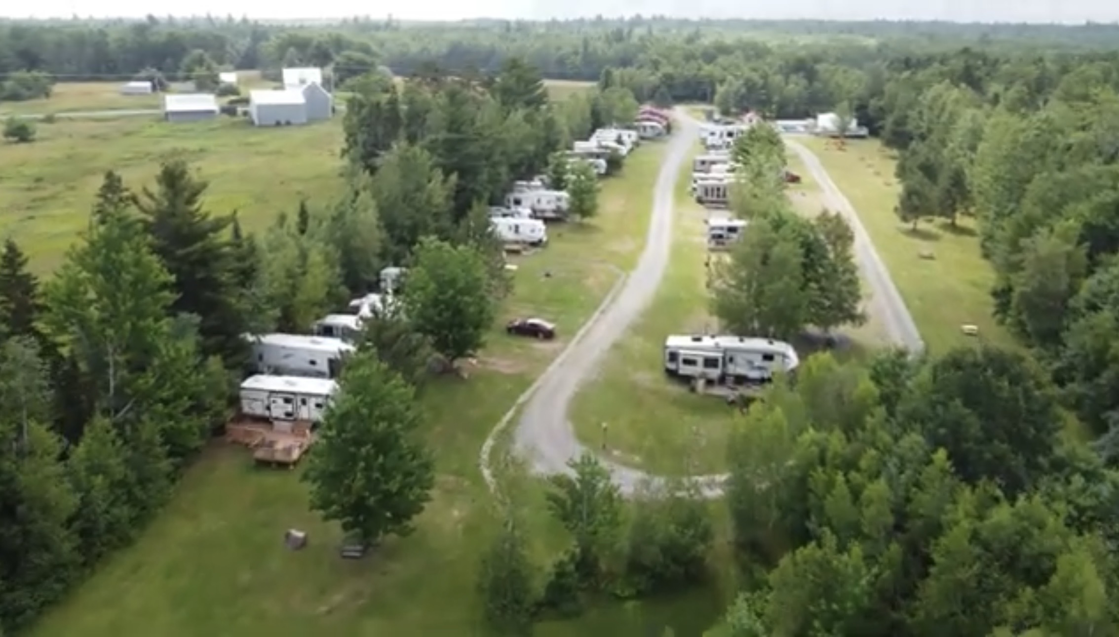 Campground from the lake