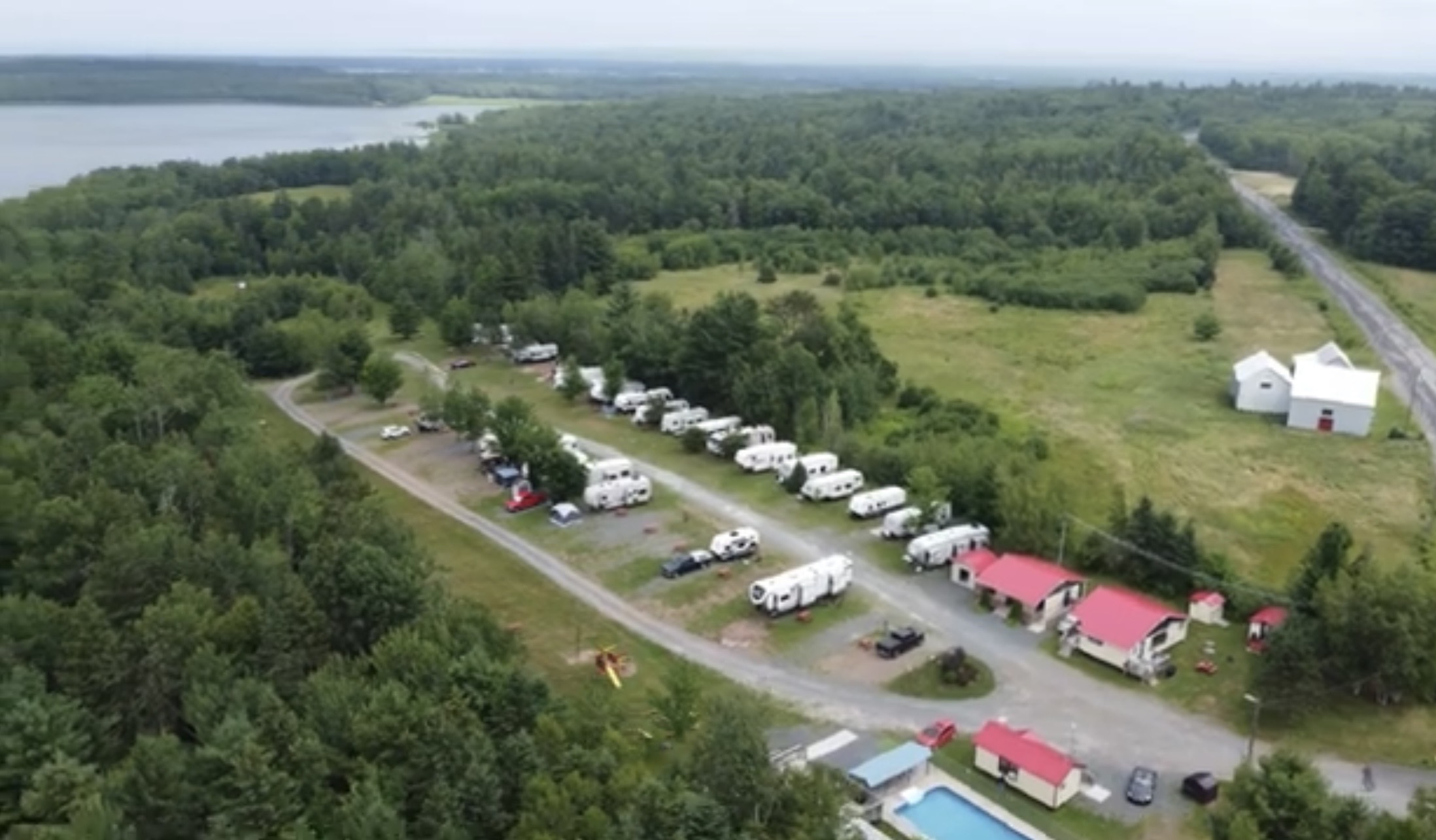 Campground at the lake