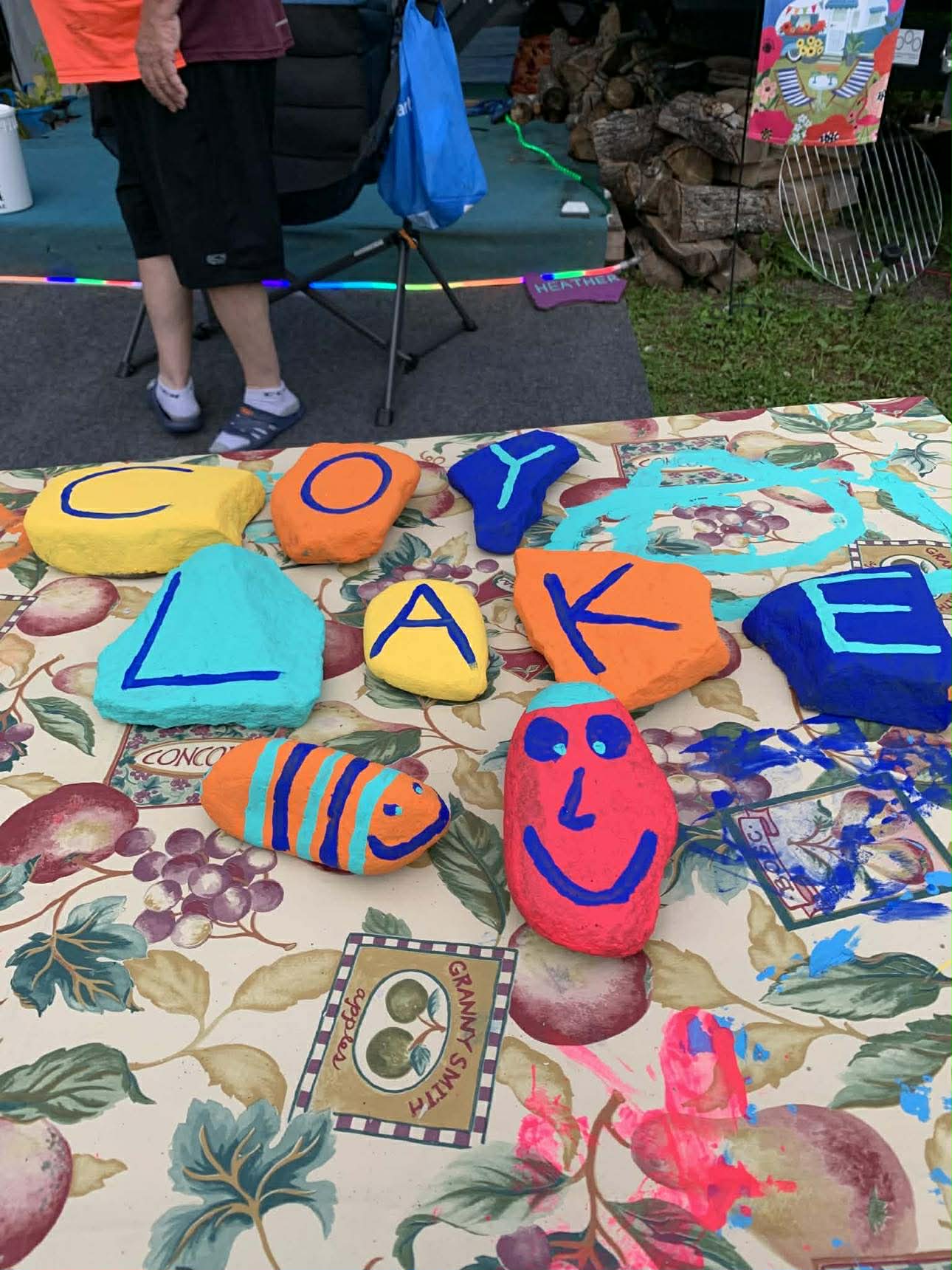 Crafty campers at Coy Lake Camping