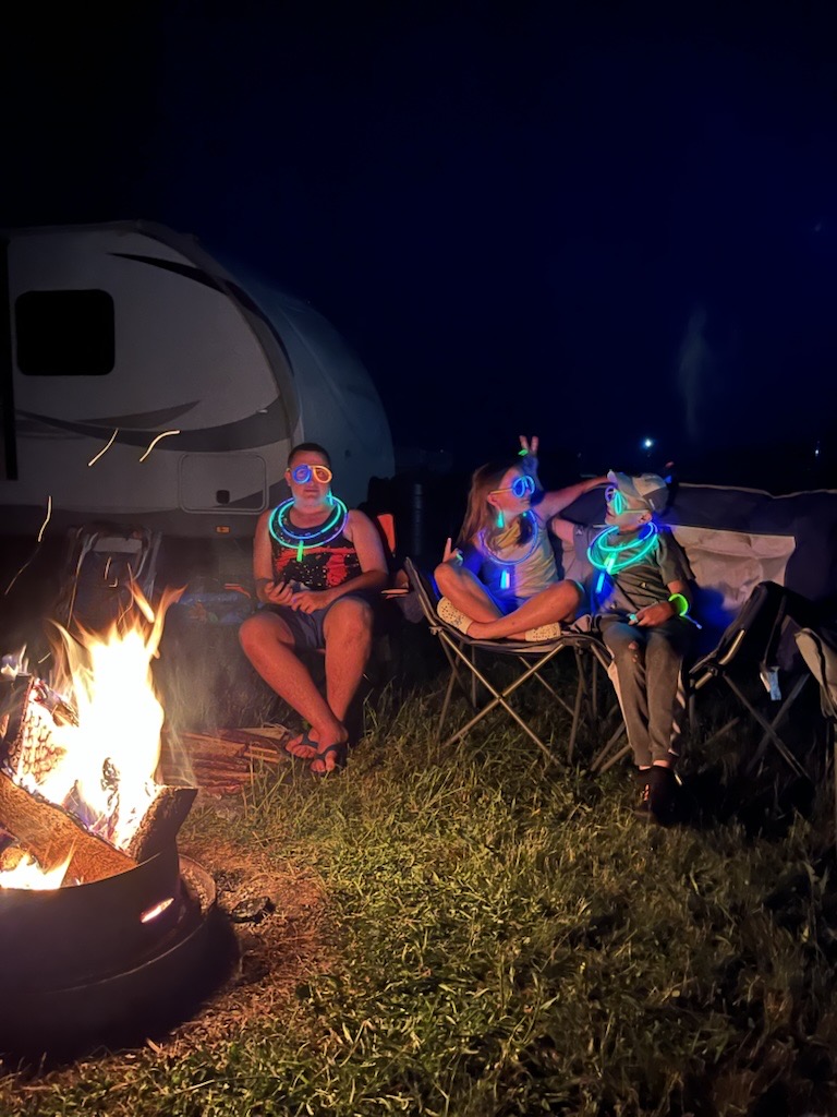 Campfires at Coy Lake Campground